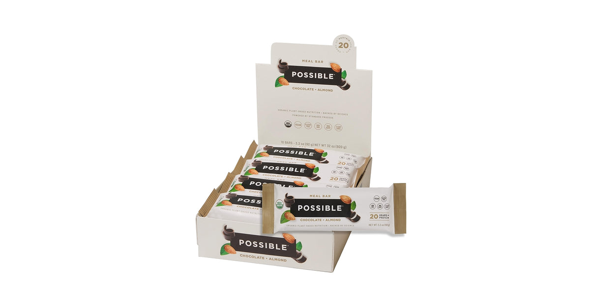 POSSIBLE Organic Meal Bar – 10 Pack