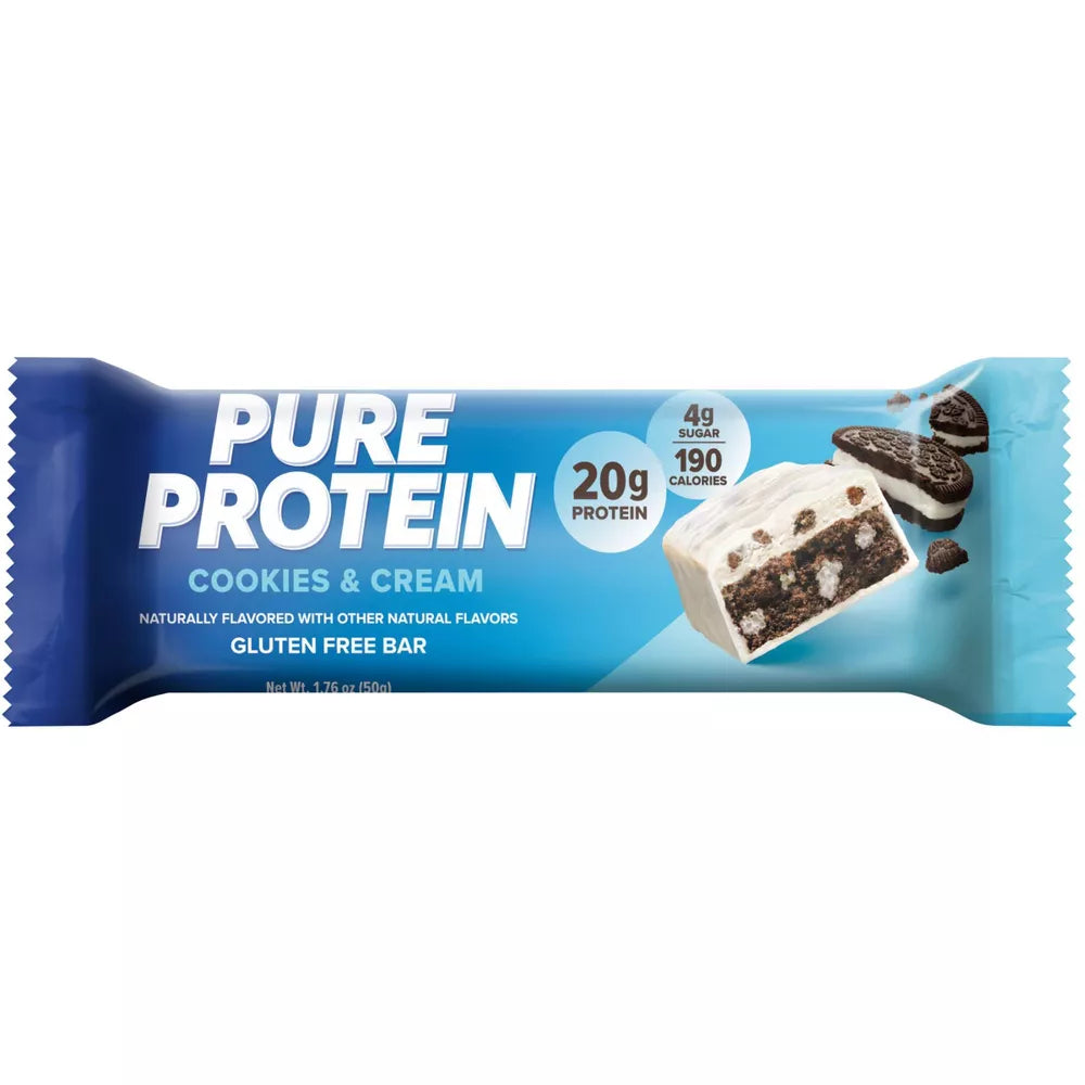 Pure Protein Cookies & Cream Protein Bar – 1.76 OZ