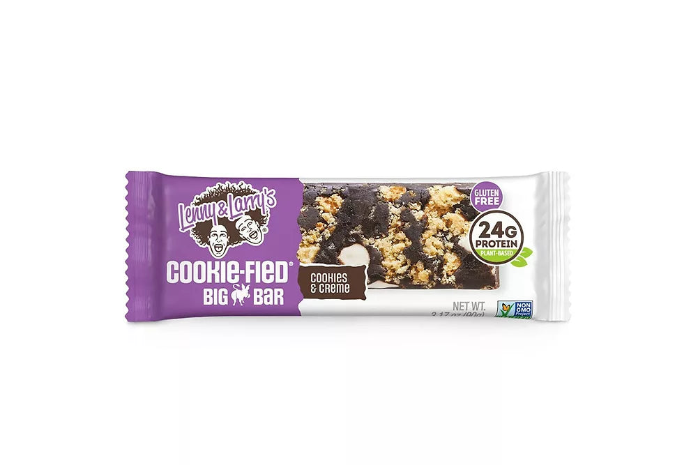 Lenny & Larry's Cookie-fied Big Bar – Cookies & Creme – 3.17 OZ – Protein Snack