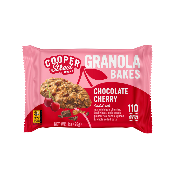 Cooper Street Chocolate Cherry Granola Bakes – 1 OZ – Protein Snack