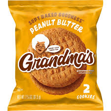 Grandma’s Peanut Butter Cookies – 2.5 OZ – Protein Snack