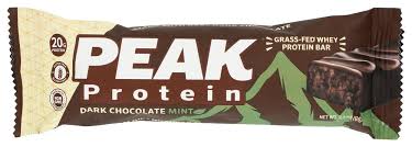 Peak Protein Dark Chocolate Protein Bar – 2.2 OZ – High Protein Snack