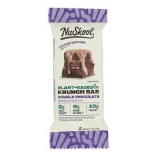 NuSkool Double Chocolate Krunch Bar – 1.34 OZ – High Protein Snack
