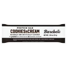 Barebells Cookies & Cream Nutrition Bar – 1.94 OZ – Protein Snack