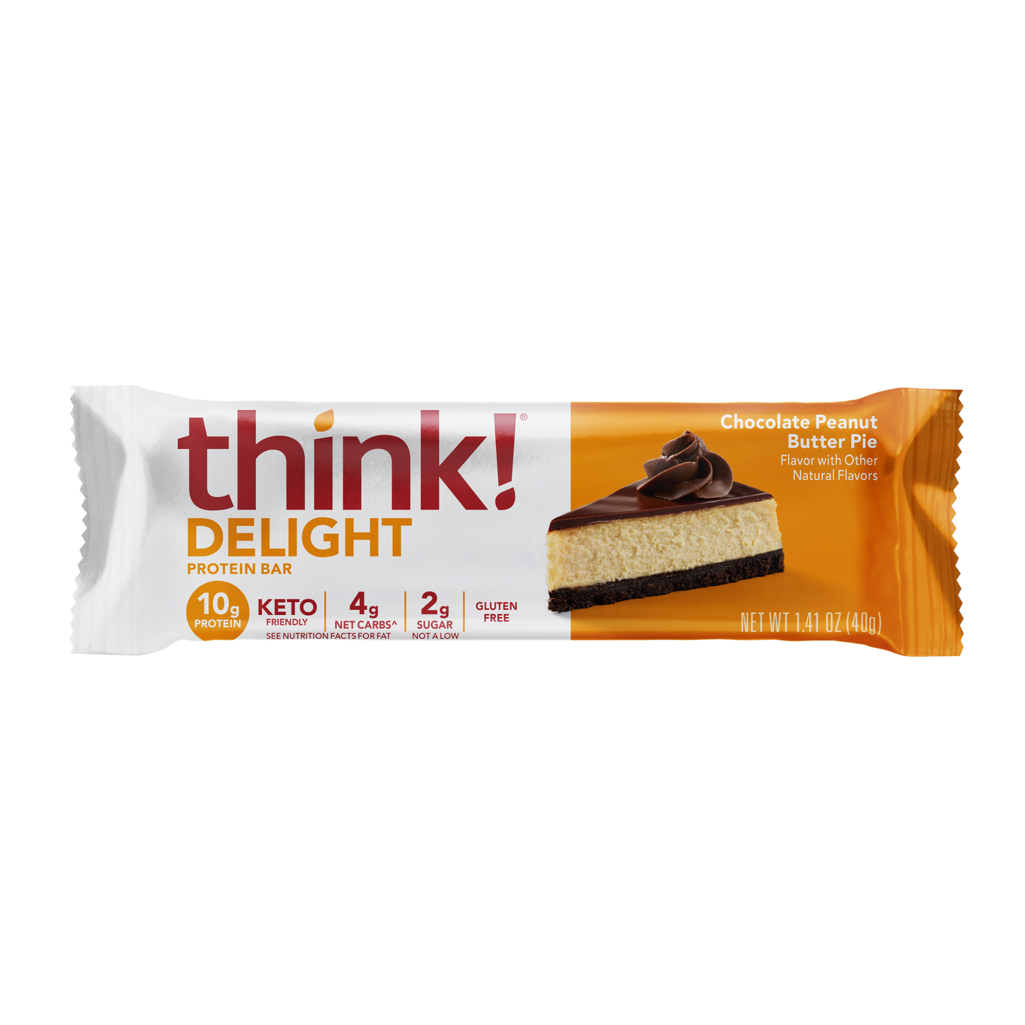 think! Chocolate Peanut Butter Pie Protein Bars – 1.41 OZ