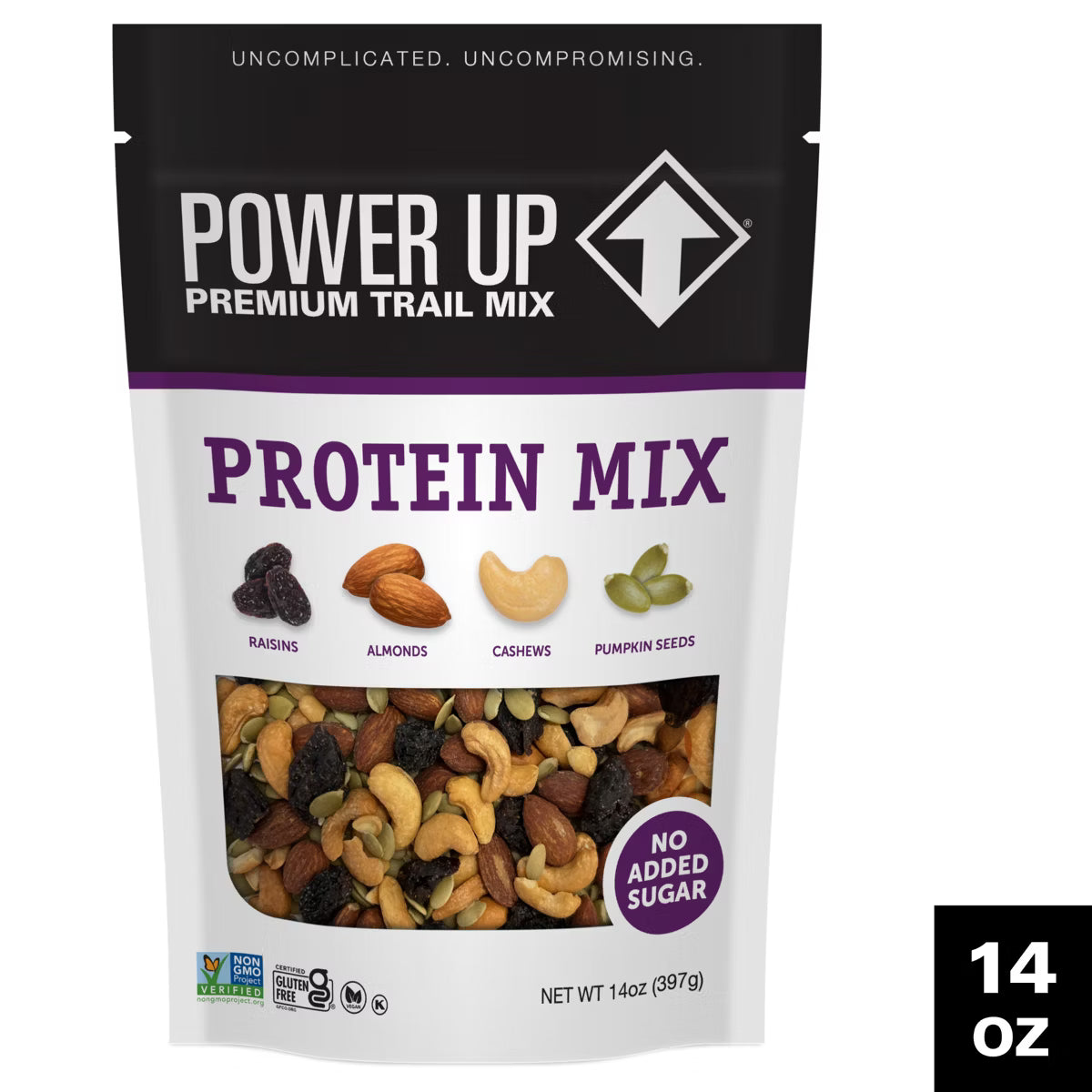 Power Up Organic Trail Mix Protein Mix – 14 OZ