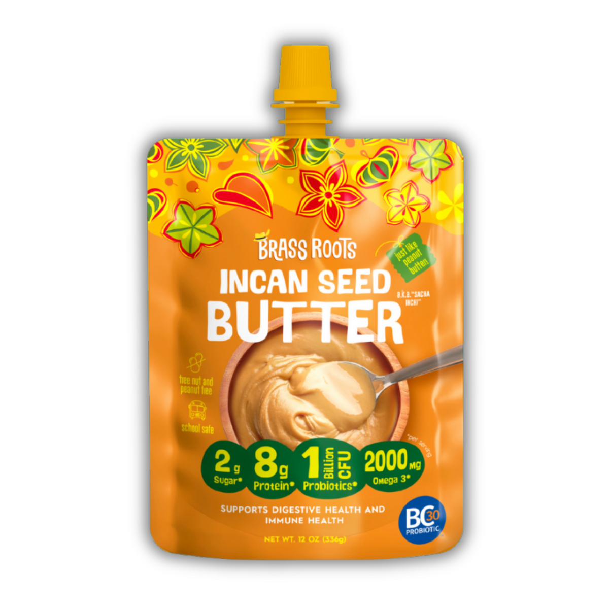 Brass Roots Incan Seed Butter – 10 OZ – Plant-Based Spread