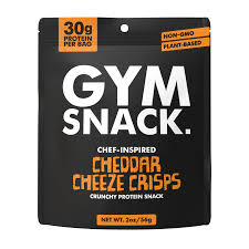 Gym Snack Cheddar Cheeze Bits – 2 OZ – High Protein Crisps