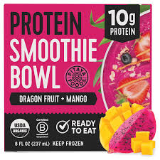 Pitaya Foods Dragon Fruit Mango Protein Smoothie Bowl – 8 OZ – High Protein Snack