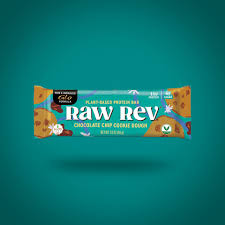 Raw Rev Chocolate Chip Cookie Dough Protein Bar – 1.6 OZ – High Protein Snack