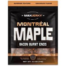 MaxJerky Montreal Maple Bacon Burnt Ends – 2.5 OZ – High Protein Snack