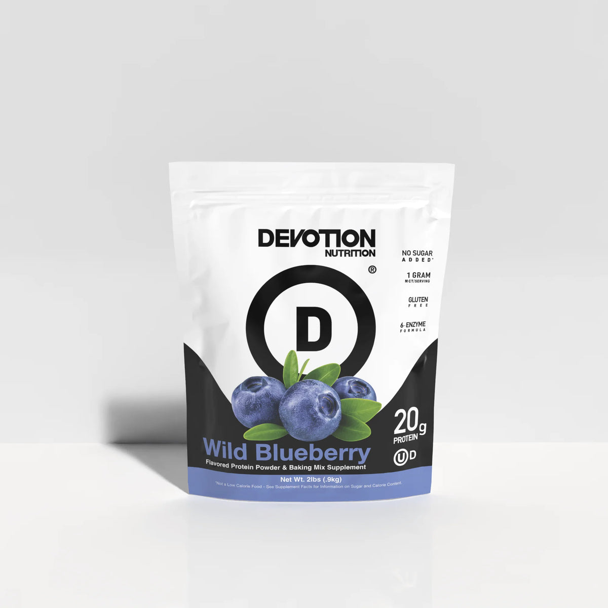 Devotion Nutrition Wild Blueberry Protein Powder – 32 OZ – Protein Supplement